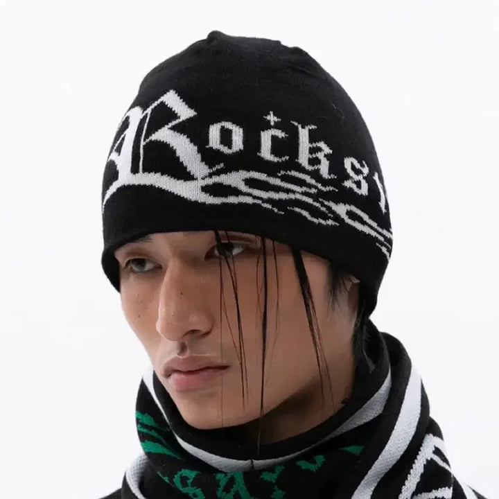 [BUNJANG] ESC STUDIO Rockstern Beanie Black / ESC STUDIO Rockstern beanie 블랙