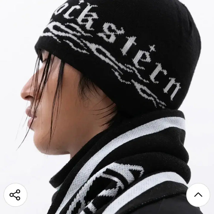 [BUNJANG] ESC STUDIO Rockstern Beanie Black / ESC STUDIO Rockstern beanie 블랙