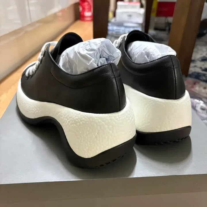 [BUNJANG] 4CCCCEES Real Leather Chunky Sneakers / 포시스 리얼 레더 운동화 새상품