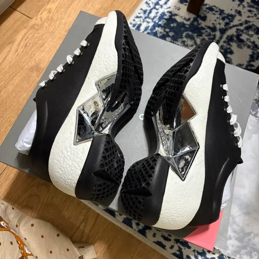 [BUNJANG] 4CCCCEES Real Leather Chunky Sneakers / 포시스 리얼 레더 운동화 새상품