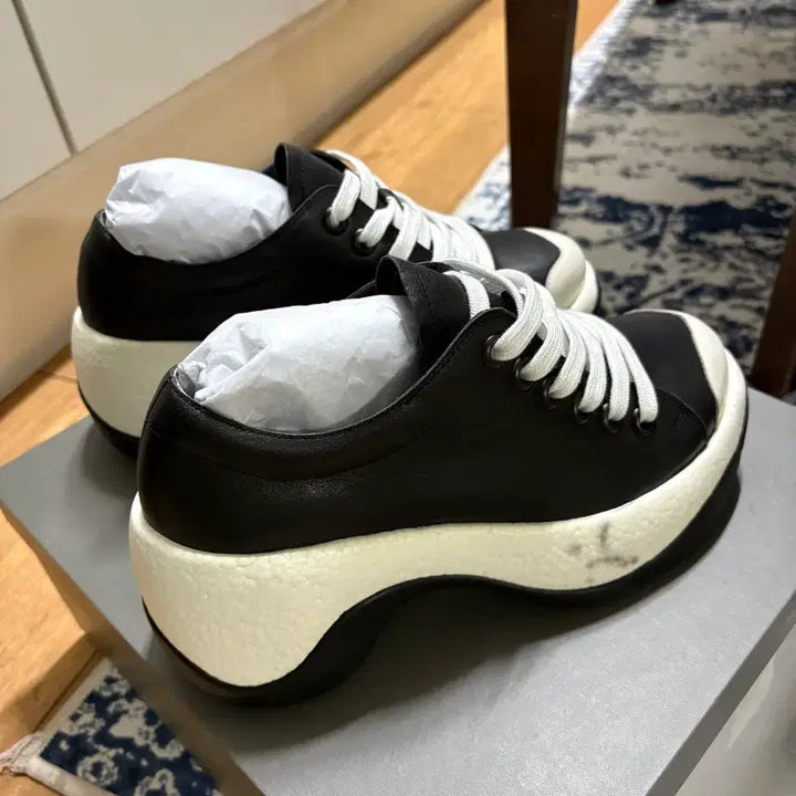 [BUNJANG] 4CCCCEES Real Leather Chunky Sneakers / 포시스 리얼 레더 운동화 새상품