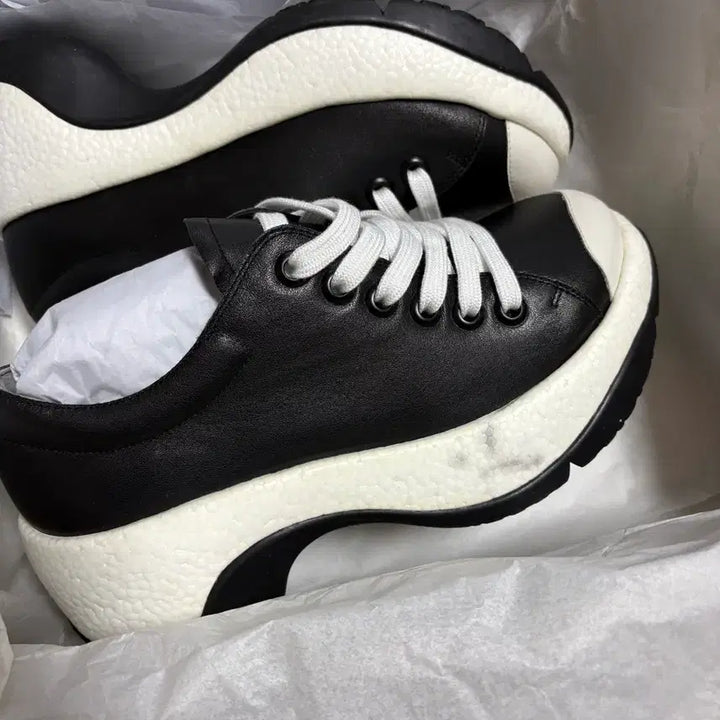 [BUNJANG] 4CCCCEES Real Leather Chunky Sneakers / 포시스 리얼 레더 운동화 새상품