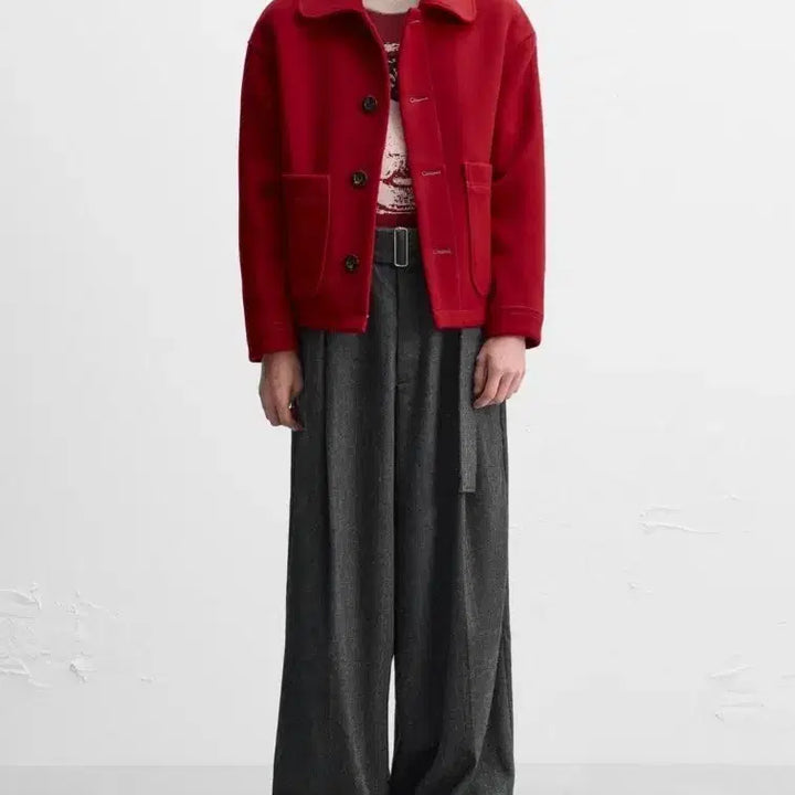 [BUNJANG] Zara Harry Lambert Wool Stitch Jacket - L / 자라 해리 램버트 울 스티치 자켓 L