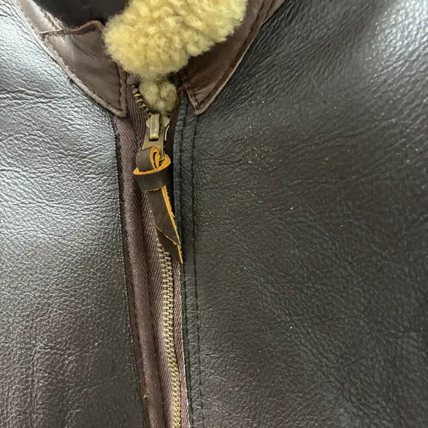 [BUNJANG] Buzz Rickson's D-1 Mouton Jacket / 버즈릭슨 D-1 무스탕