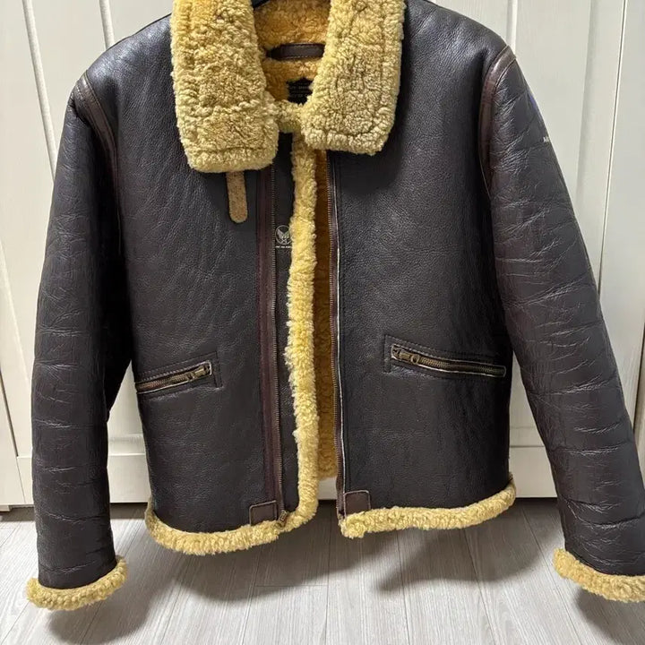 [BUNJANG] Buzz Rickson's D-1 Mouton Jacket / 버즈릭슨 D-1 무스탕