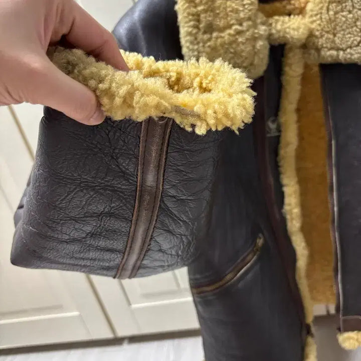 [BUNJANG] Buzz Rickson's D-1 Mouton Jacket / 버즈릭슨 D-1 무스탕