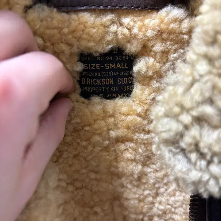 [BUNJANG] Buzz Rickson's D-1 Mouton Jacket / 버즈릭슨 D-1 무스탕