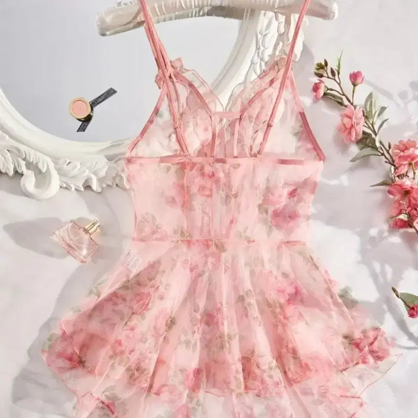 [BUNJANG] Pink Mesh Slip / 슬립