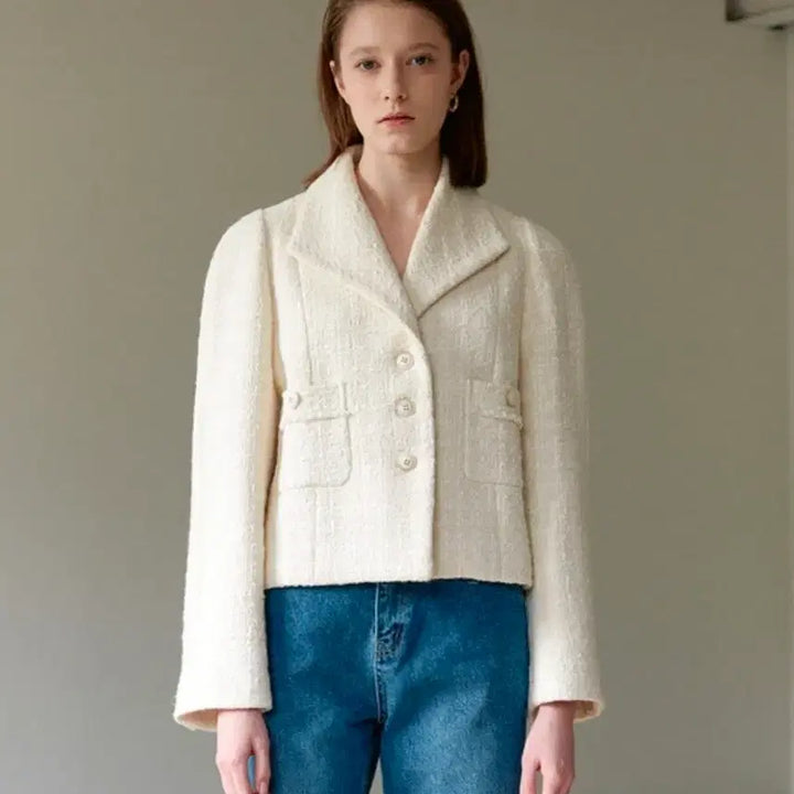 [BUNJANG] Mohan Tweed Crop Jacket S / (최종가) 모한 트위드 크롭자켓 S