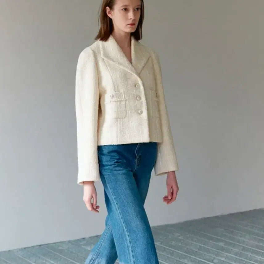 [BUNJANG] Mohan Tweed Crop Jacket S / (최종가) 모한 트위드 크롭자켓 S