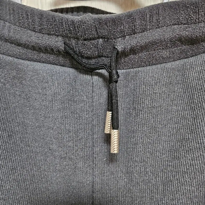 [BUNJANG] Charcoal Fleece Lined Training Pants / 기모 안감 차콜 트레이닝 바지