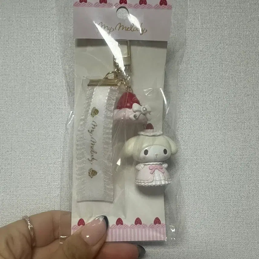 [BUNJANG] Shortcake Sanrio Mascot Keyring / 쇼트케이크 마멜.시나 마스코트 키링