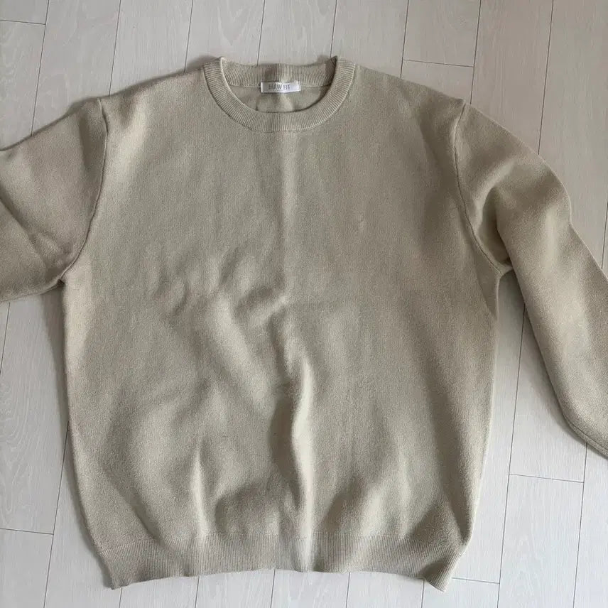 [BUNJANG] Drawfit Soft Essential Knit - Toasty Gray / 드로우핏 소프트 에센셜 니트 토스티 그레이