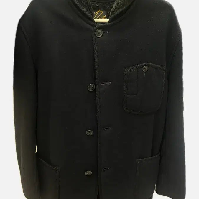 [BUNJANG] Nepenthes Needles Black Fur Coat / 네펜데스 니들스 블랙 퍼 코트 미디 하이넥