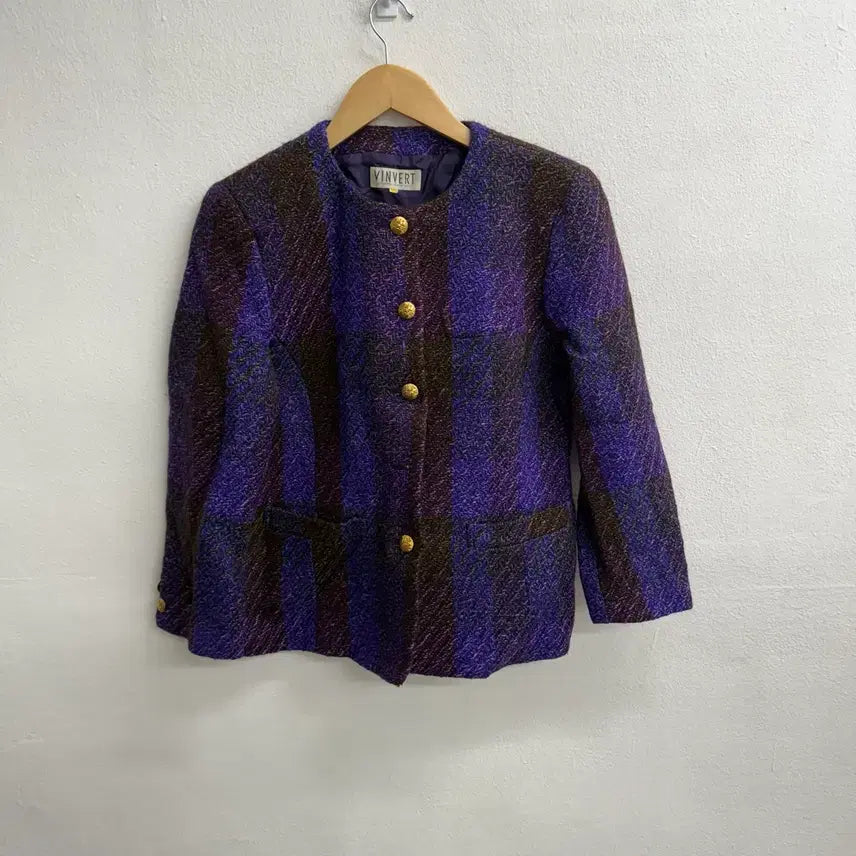 [BUNJANG] JPN VINVERT Vintage Tweed Jacket / JPN VINVERT vintage 체크 트위드 자켓