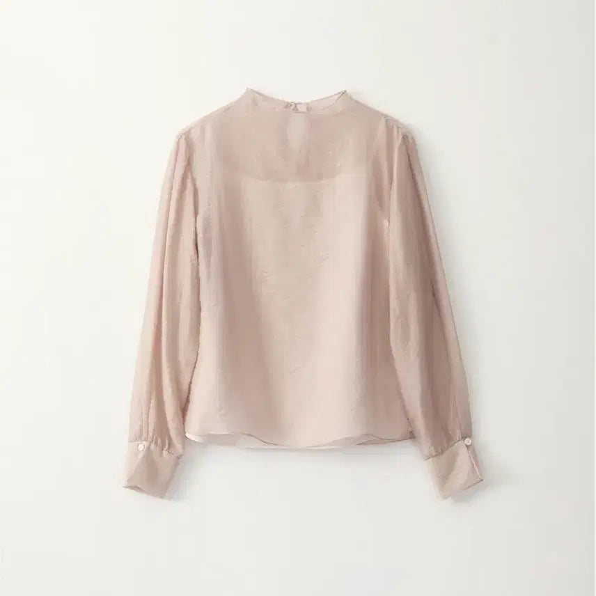 [BUNJANG] Sie Arne Sheer Blouse Misty Rose / sie시에 아르네 시어 블라우스 미스티로즈 택달린 새상품