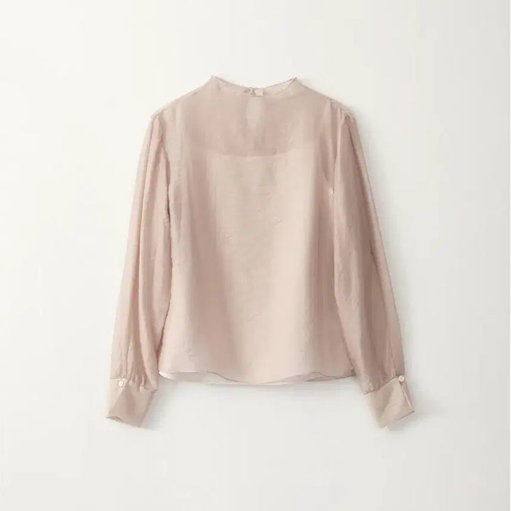 [BUNJANG] Sie Arne Sheer Blouse Misty Rose / sie시에 아르네 시어 블라우스 미스티로즈 택달린 새상품