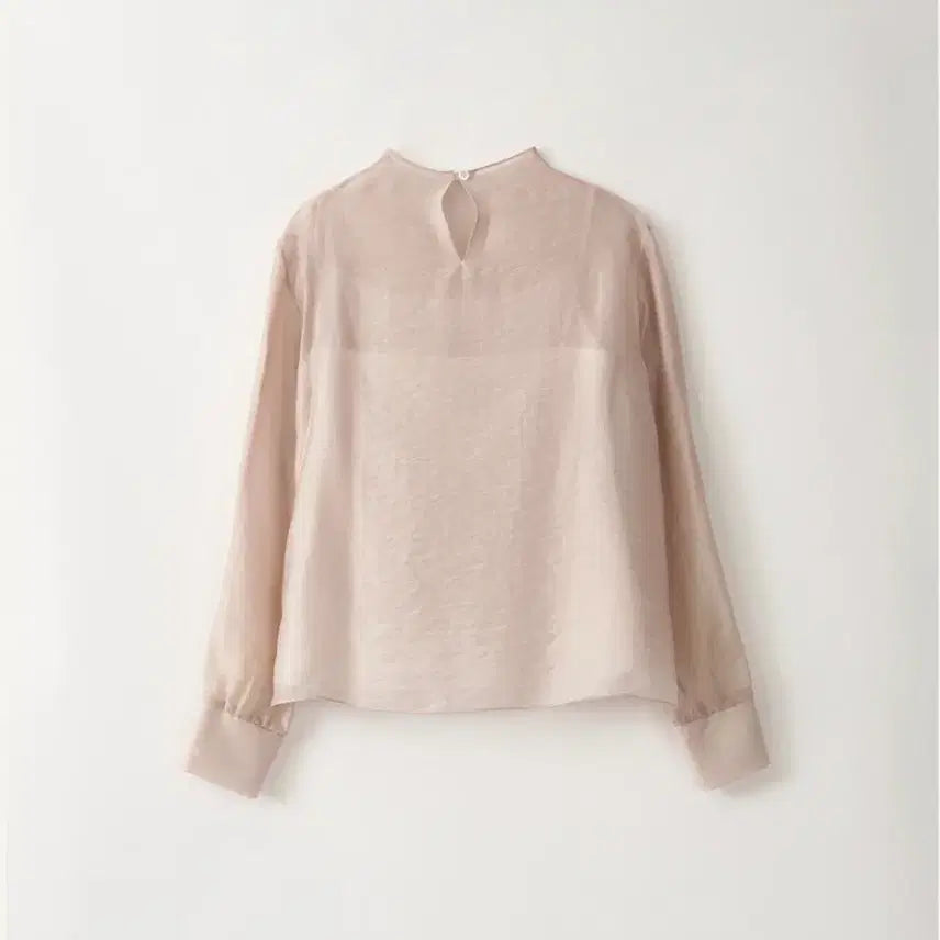 [BUNJANG] Sie Arne Sheer Blouse Misty Rose / sie시에 아르네 시어 블라우스 미스티로즈 택달린 새상품