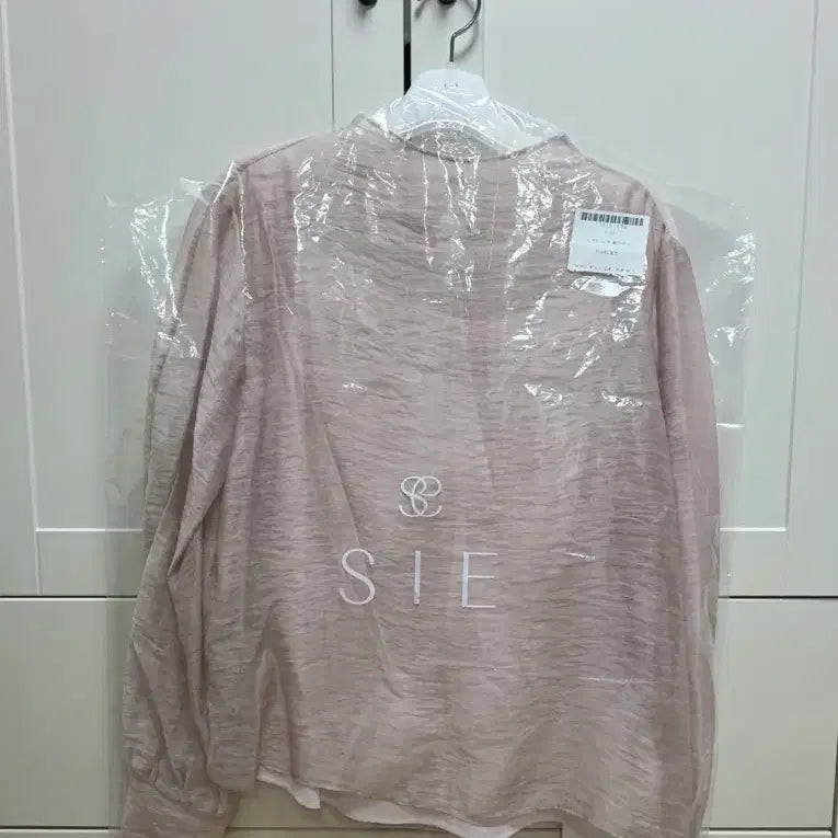 [BUNJANG] Sie Arne Sheer Blouse Misty Rose / sie시에 아르네 시어 블라우스 미스티로즈 택달린 새상품