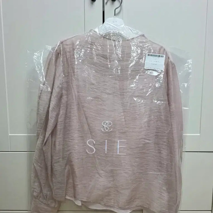 [BUNJANG] Sie Arne Sheer Blouse Misty Rose / sie시에 아르네 시어 블라우스 미스티로즈 택달린 새상품