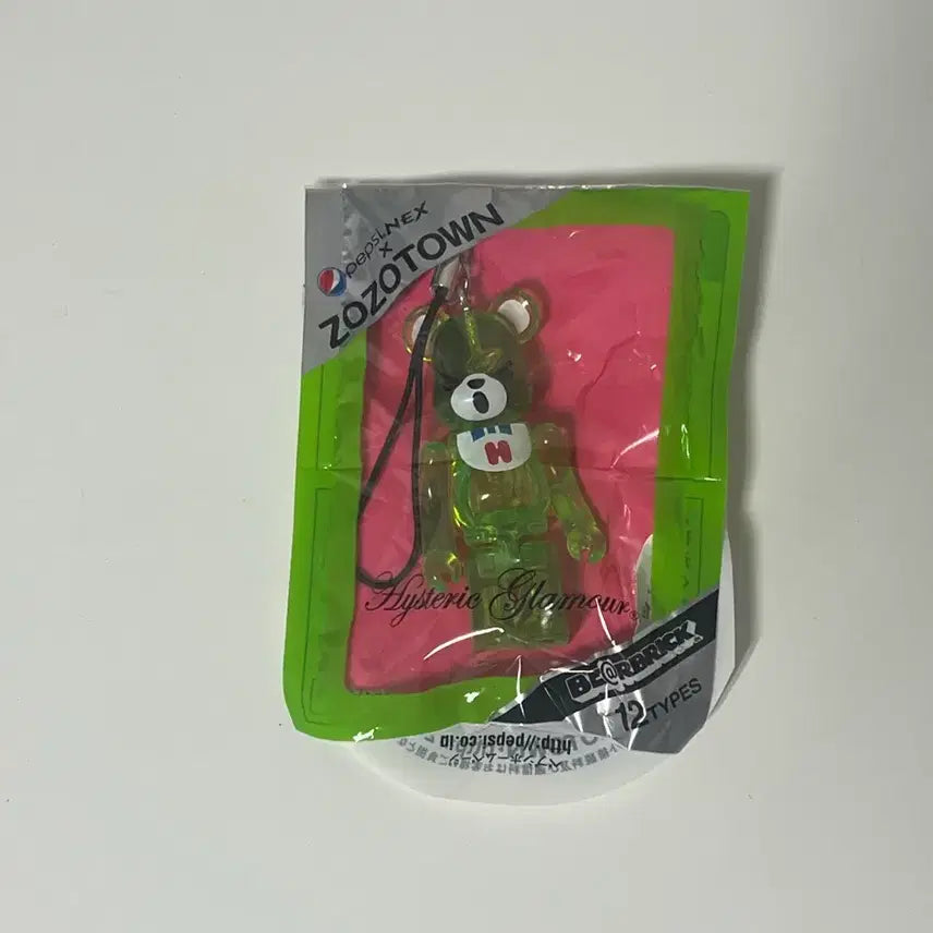 [BUNJANG] Hysteric Glamour Pukbear Bearbrick Keyring / 히스테릭 글래머 퍽베어 베어브릭 키링 스트랩