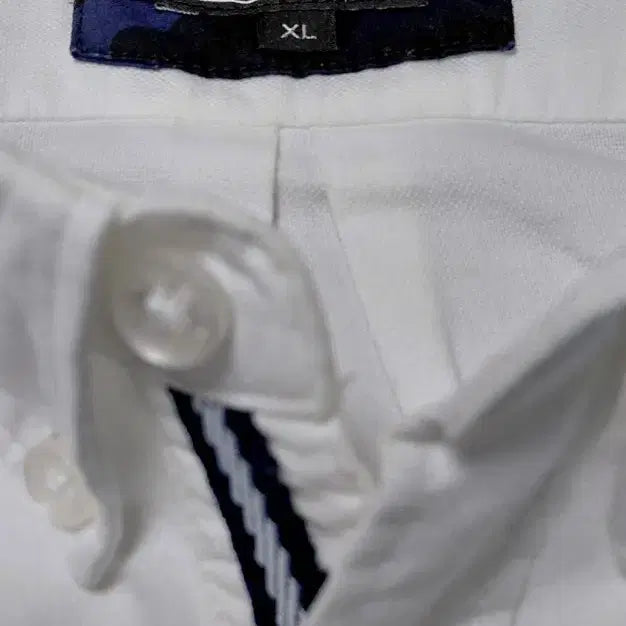 [BUNJANG] BEAMS HEART Side Stripe Oxford Shirt / [XL] 빔즈 하트(BEAMS HEART) 사이드 스트라이프 셔츠