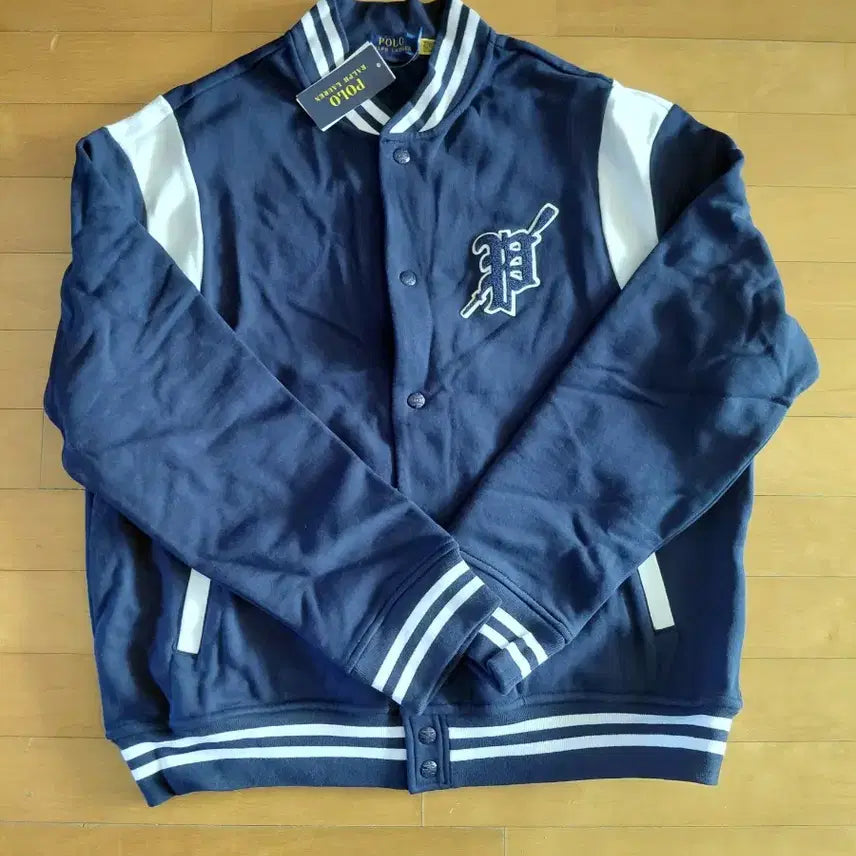 [BUNJANG] Polo Fleece Baseball Jacket XL / [새상품] 폴로 플리스 베이스볼 재킷 XL