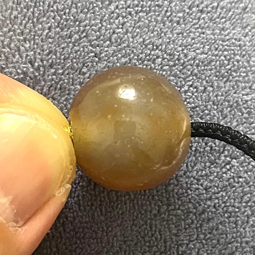[BUNJANG] Tibetan Agate Danggu Bead Necklace / 티베트 마노 당구 목걸이/ 수집품/ 상태 좋음