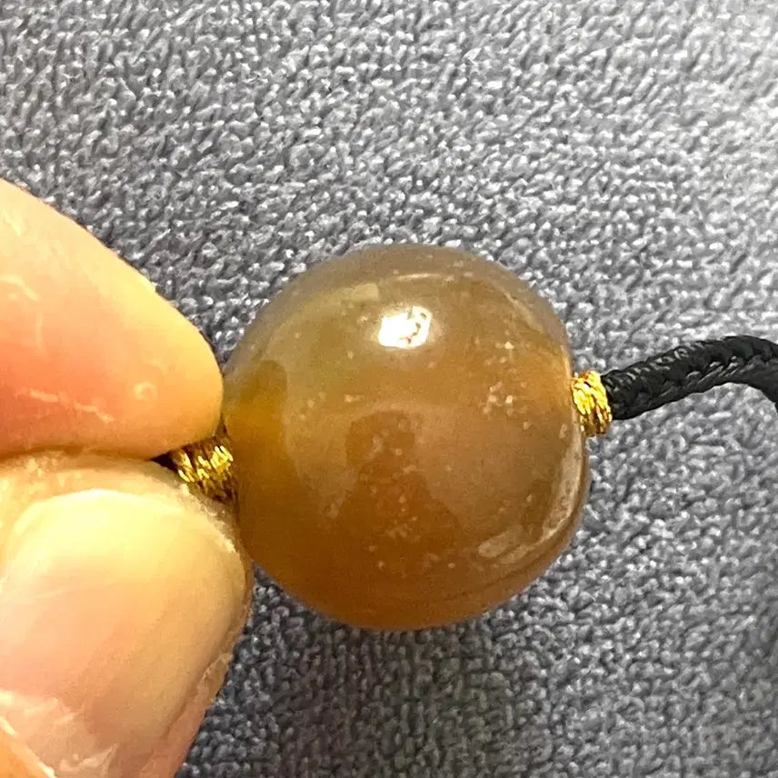 [BUNJANG] Tibetan Agate Danggu Bead Necklace / 티베트 마노 당구 목걸이/ 수집품/ 상태 좋음