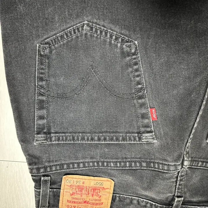 [BUNJANG] Vintage Black 550 Denim Pants / 00s 빈티지 블랙 550 34x30