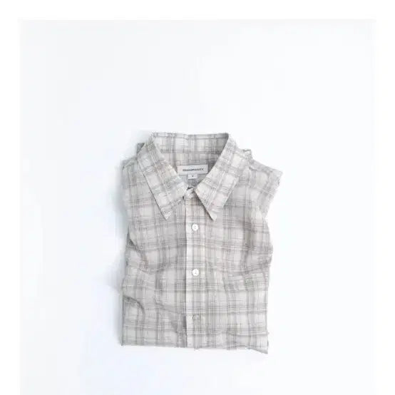 [SOLD OUT] [판매] 999휴머니티 체크 셔츠 에크루 L