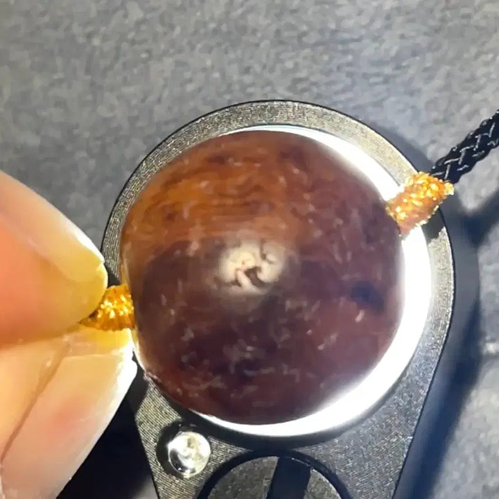 [BUNJANG] Tibetan Agate Danggu Pendant Necklace / 티베트 마노 당구 목걸이 팬턴트/ 수집품/ 희귀/ 상태 좋음