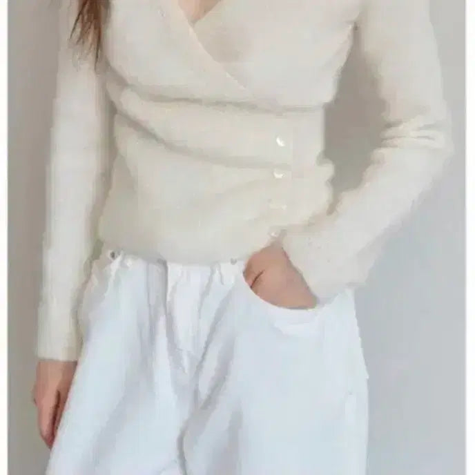 [BUNJANG] Lilykots Eve Lab Knit / 릴리코츠 이브 랩 니트
