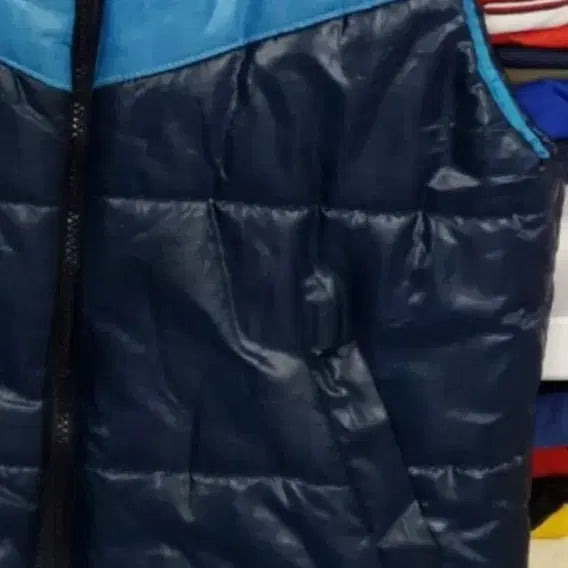 [SOLD OUT] 나이키 후드 S 패딩 조끼 블루/네이비