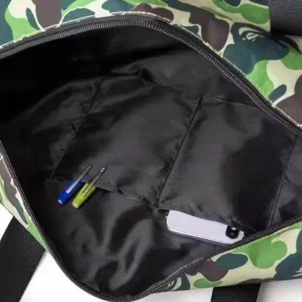 [BUNJANG] BAPE Camo Duffle Bag / 국내배송 베이프 카모 크로스 더플백 원통백 보스턴백 헬스가방 짐가방
