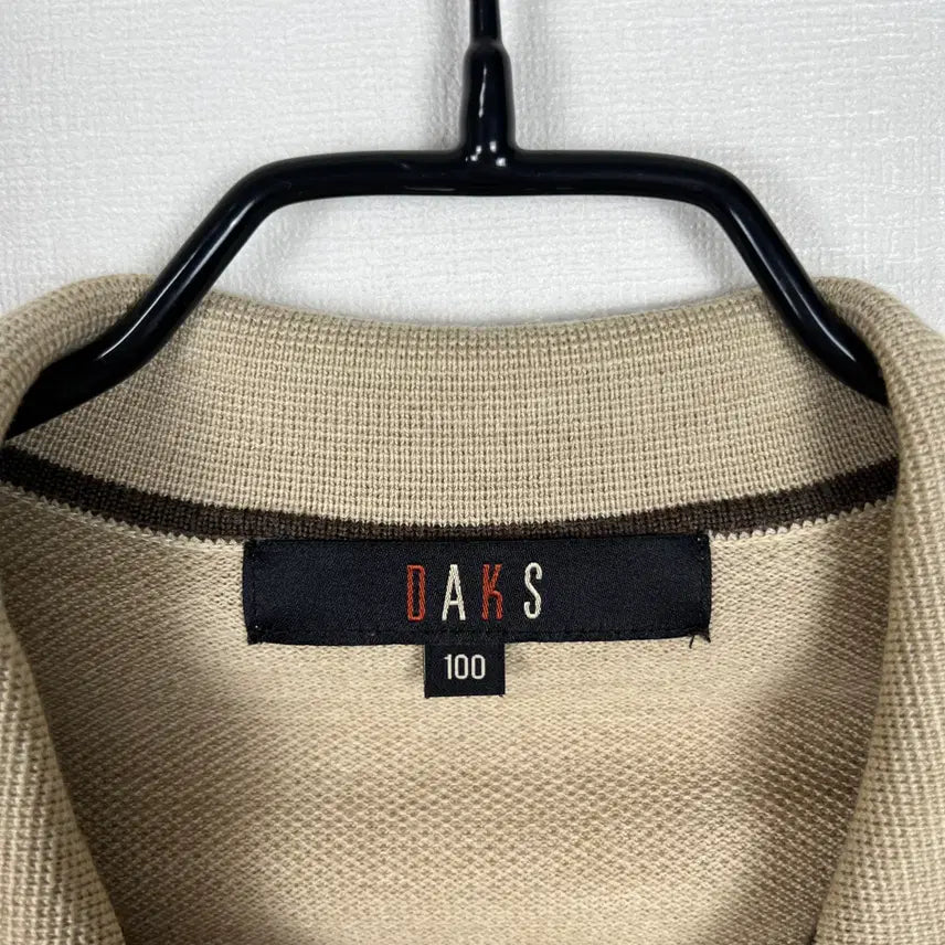 [BUNJANG] Daks Knit Brown Sweater / 닥스/카라 니트 브라운 남L 100/라덴
