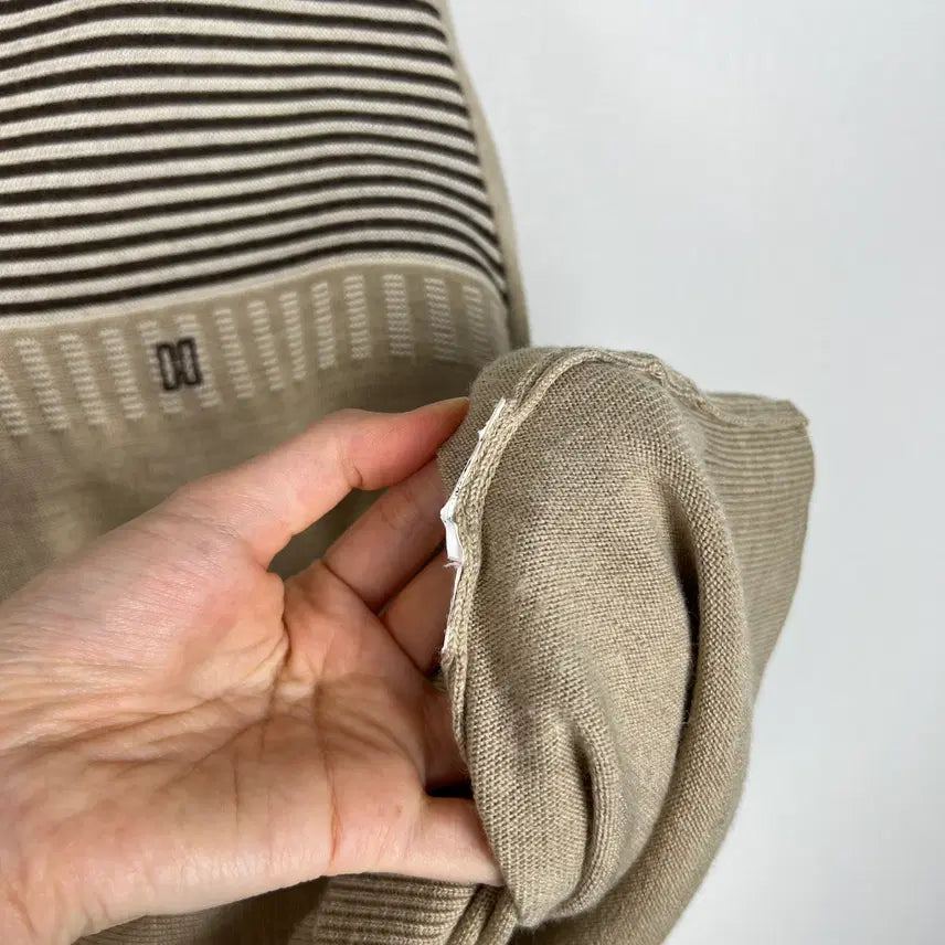 [BUNJANG] Daks Knit Brown Sweater / 닥스/카라 니트 브라운 남L 100/라덴