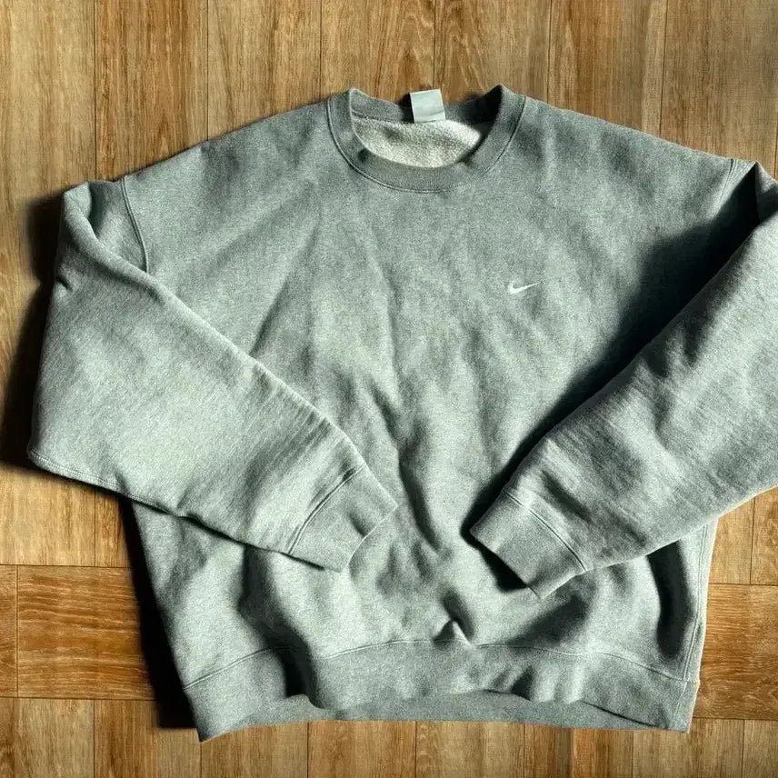 [BUNJANG] Nike NRG Solo Swoosh Crewneck Gray / [해외판 XL] 나이키 NRG 솔로스우시 맨투맨 그레이