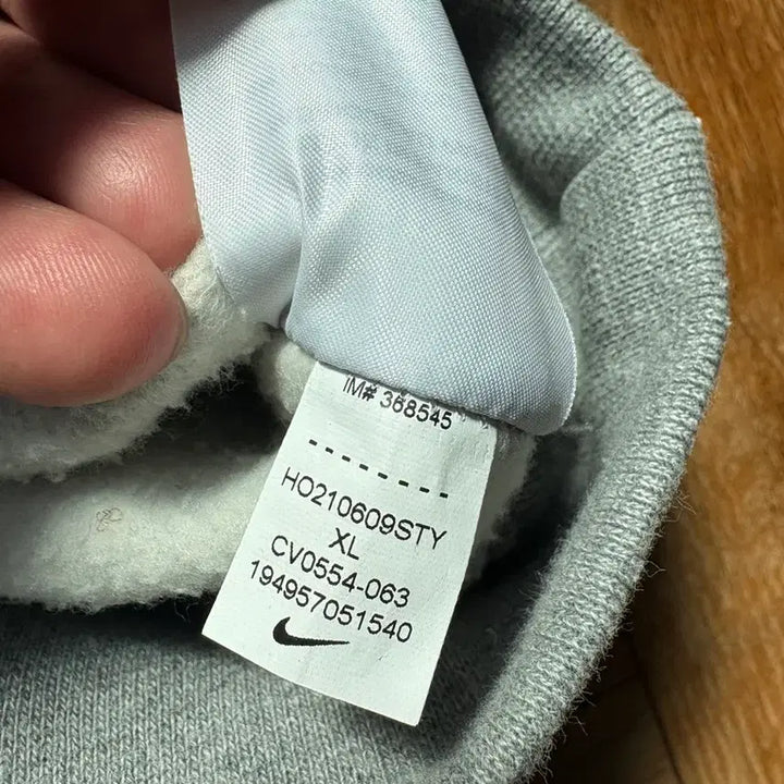 [BUNJANG] Nike NRG Solo Swoosh Crewneck Gray / [해외판 XL] 나이키 NRG 솔로스우시 맨투맨 그레이
