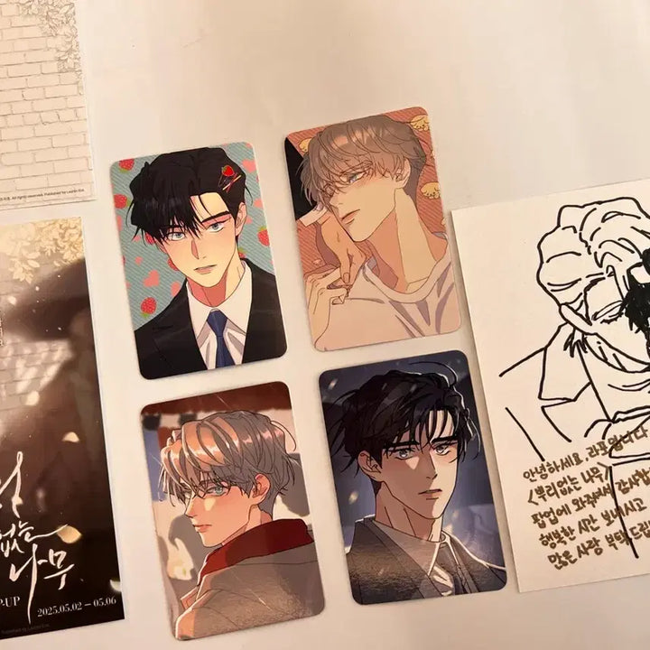 [BUNJANG] No Trees Pop-Up Event Photocard Bundle Set / 뿌없나/뿌리없는나무 팝업특전 도서 포카 일괄 판매