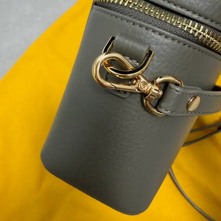 [BUNJANG] FIBRENO Vanity Bag (Small) - Khaki Gray / FIBRENO 피브레노 인기백_카키그레이 베니티백