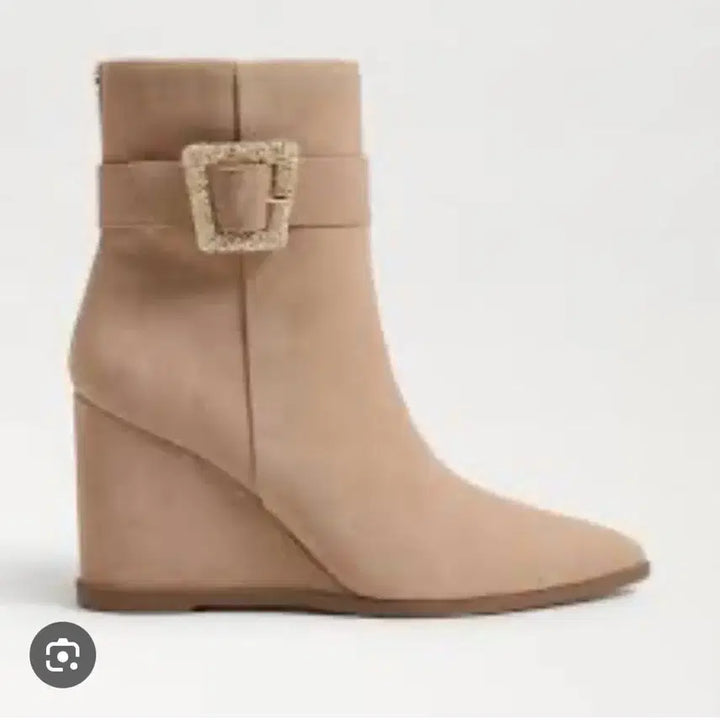 [BUNJANG] Sam Edelman Suede Wedge Heel Boots / 샘에델만 스웨이드 웻지힐 부츠 (8센치/ 245)