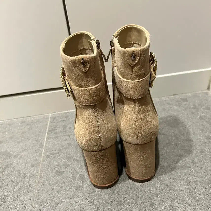 [BUNJANG] Sam Edelman Suede Wedge Heel Boots / 샘에델만 스웨이드 웻지힐 부츠 (8센치/ 245)