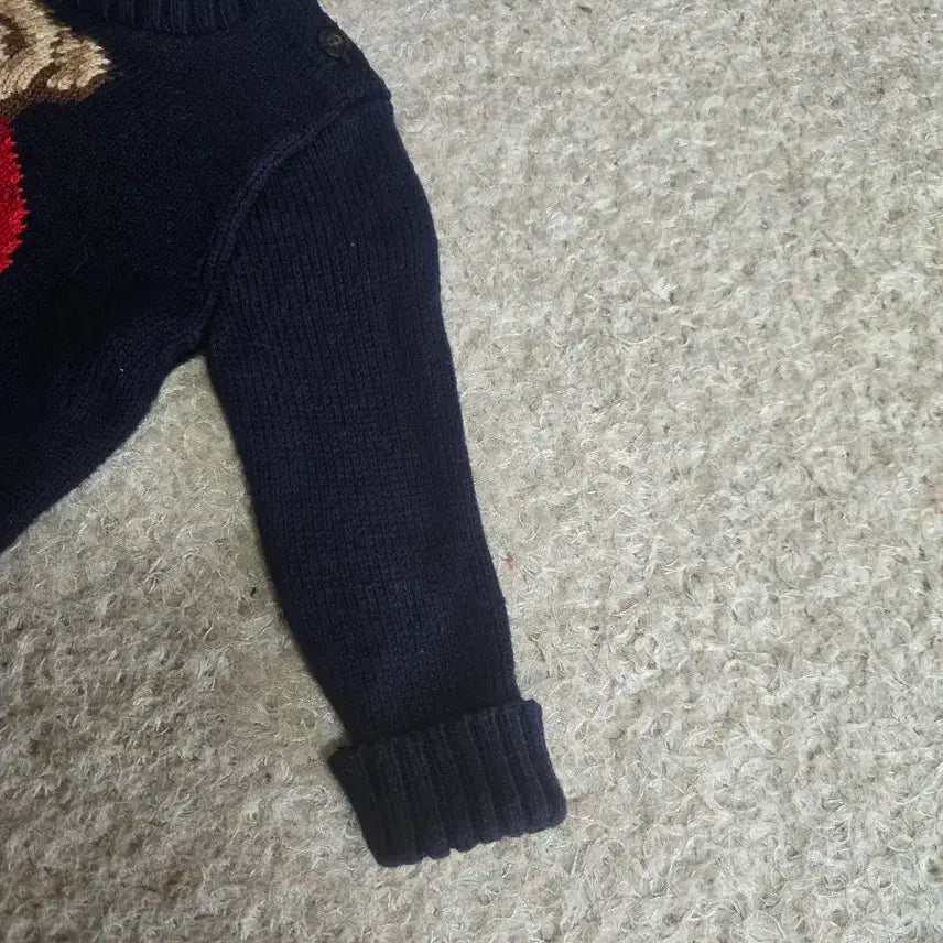 [BUNJANG] Polo 9-Month Bear Knit / 키즈공용9개월 폴로 곰돌이 니트