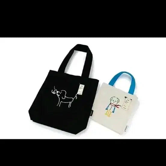 [BUNJANG] Lee Seung Yoon 11st Street Collaboration Eco Bag Bundle Set / 이승윤 11번가 콜라보 에코백 블랙 화이트 미개봉