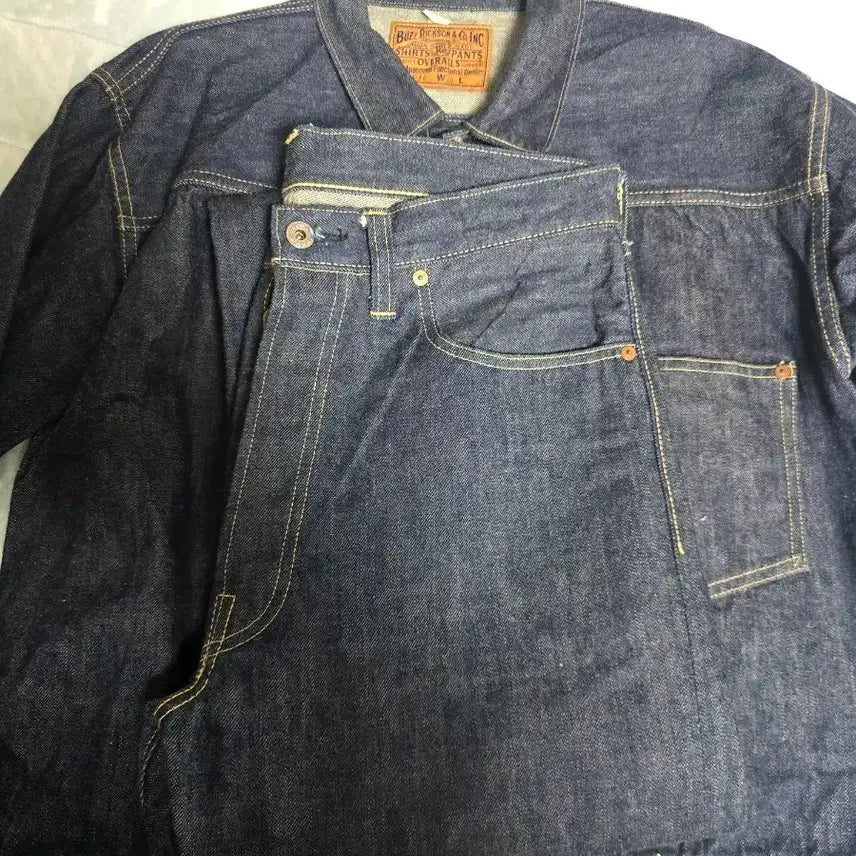 [BUNJANG] Buzz Rickson WW2 Denim Jacket & Denim Pants / BUZZ RICKSON  WW2 대전판 데님 자켓 + 데님 팬츠