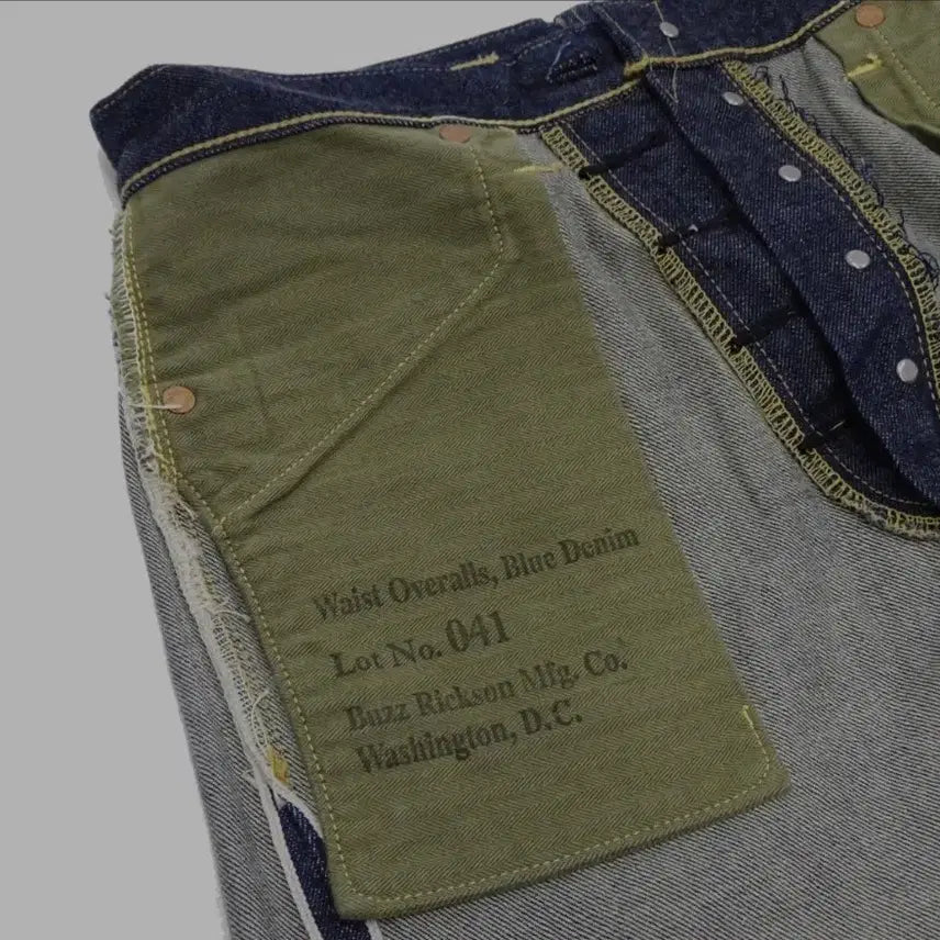 [BUNJANG] Buzz Rickson WW2 Denim Jacket & Denim Pants / BUZZ RICKSON  WW2 대전판 데님 자켓 + 데님 팬츠
