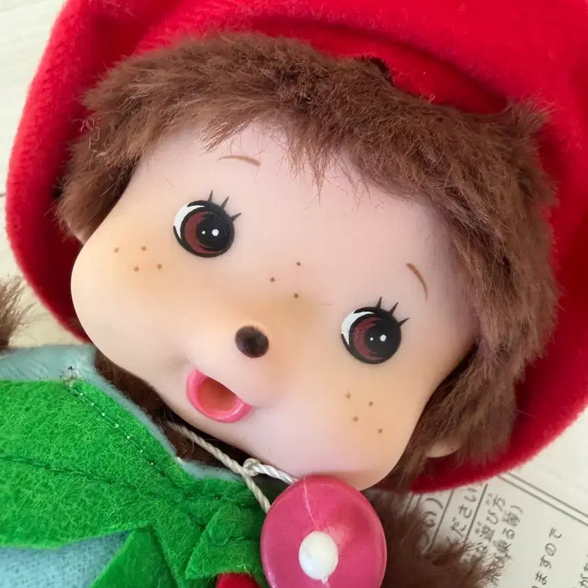 [BUNJANG] monmonichi Strawberry Doll Keyring / monmonichi 몬모니치 딸기 인형 키링