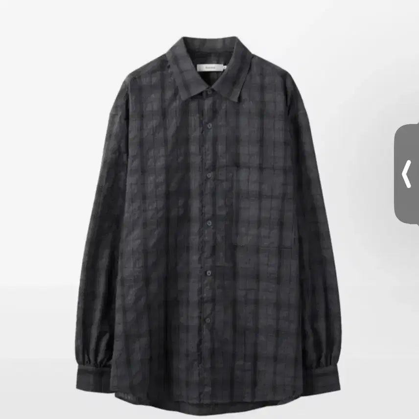[BUNJANG] Checkered Shirt Charcoal / 체크 셔츠 차콜