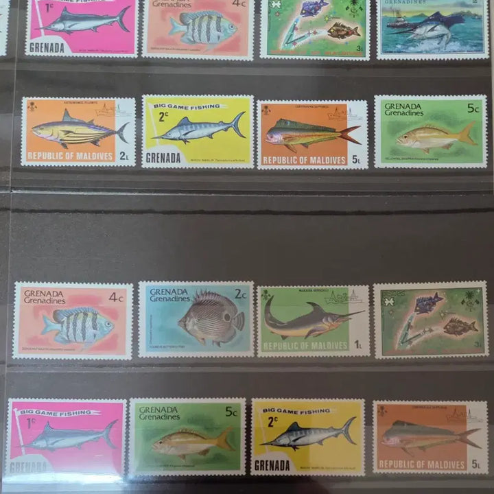[BUNJANG] Various Countries Stamp Collection / 각국 우표 컬렉션 (한국, 그레나다, 몰디브 등 미사용)